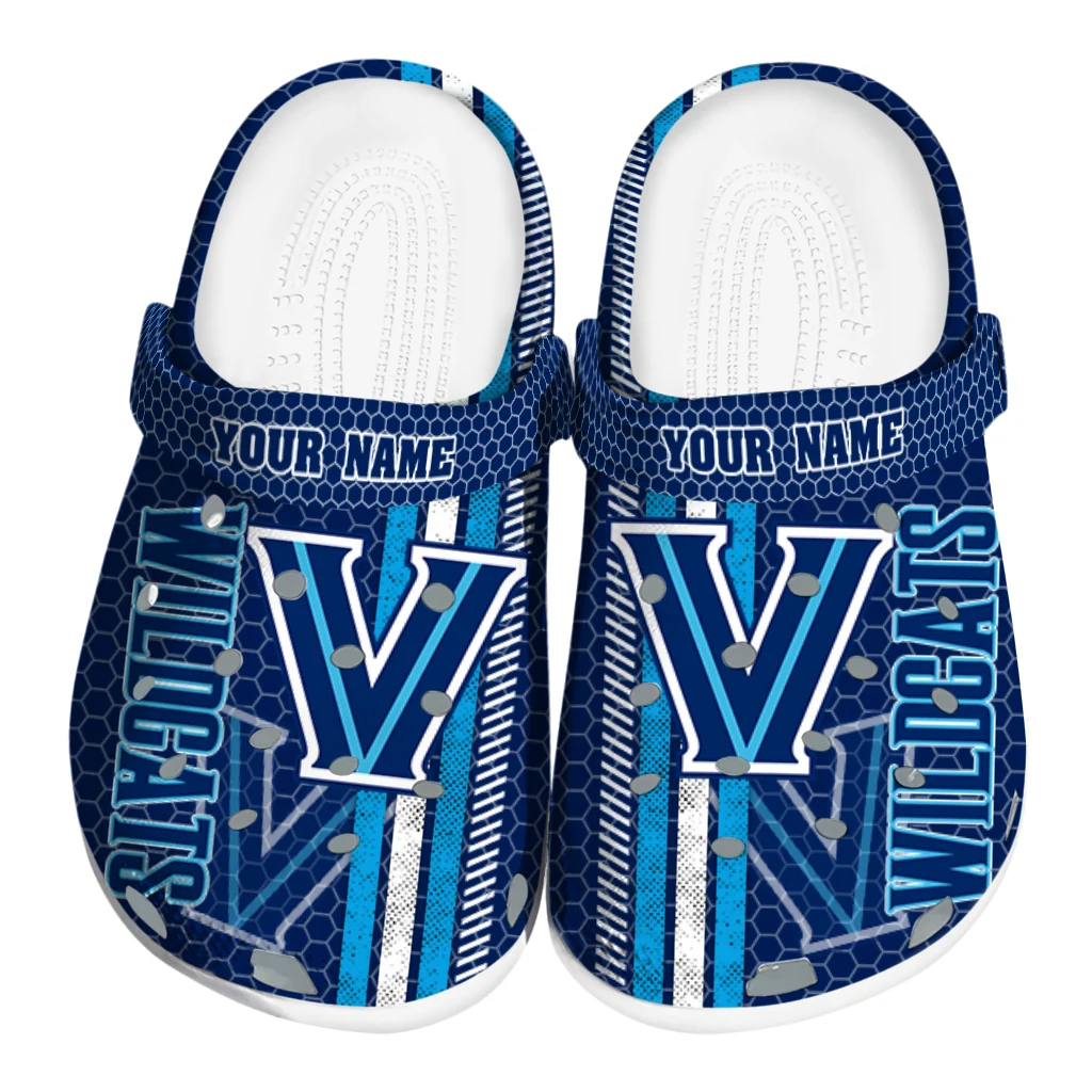 customized-villanova-wildcats-contrasting-stripes-clogs-best-selling customized villanova wildcats contrasting stripes clogs best selling