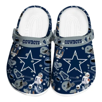 Dallas Cowboys Football Icons Clogs