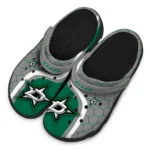 dallas-stars-hexagon-grid-clogs-best-selling