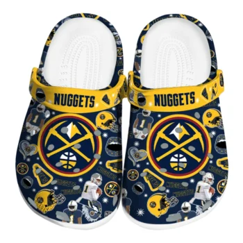 Denver Nuggets Football Icons Clogs
