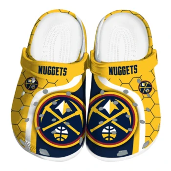 Denver Nuggets Hexagon Grid Clogs
