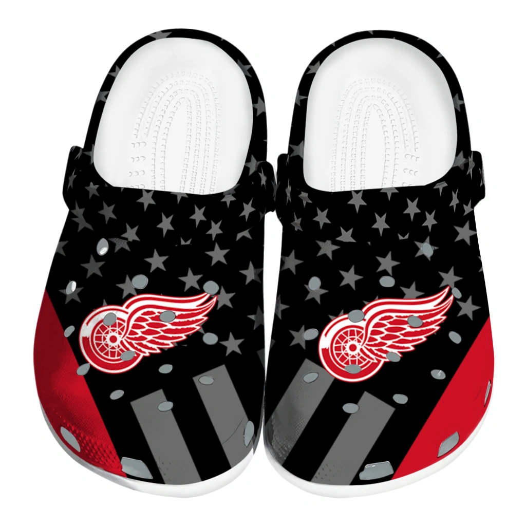 detroit-red-wings-stellar-stripes-theme-clogs-best-selling detroit red wings stellar stripes theme clogs best selling