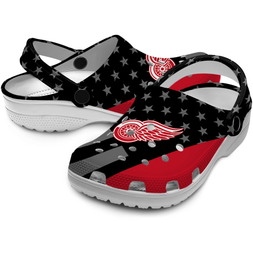 detroit-red-wings-stellar-stripes-theme-clogs-high-quality