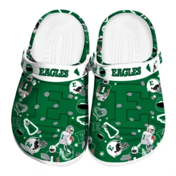 Eastern Michigan Eagles Football Icons Clogs