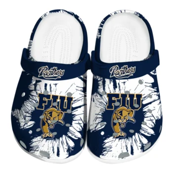 FIU Panthers Splatter Graphics Clogs