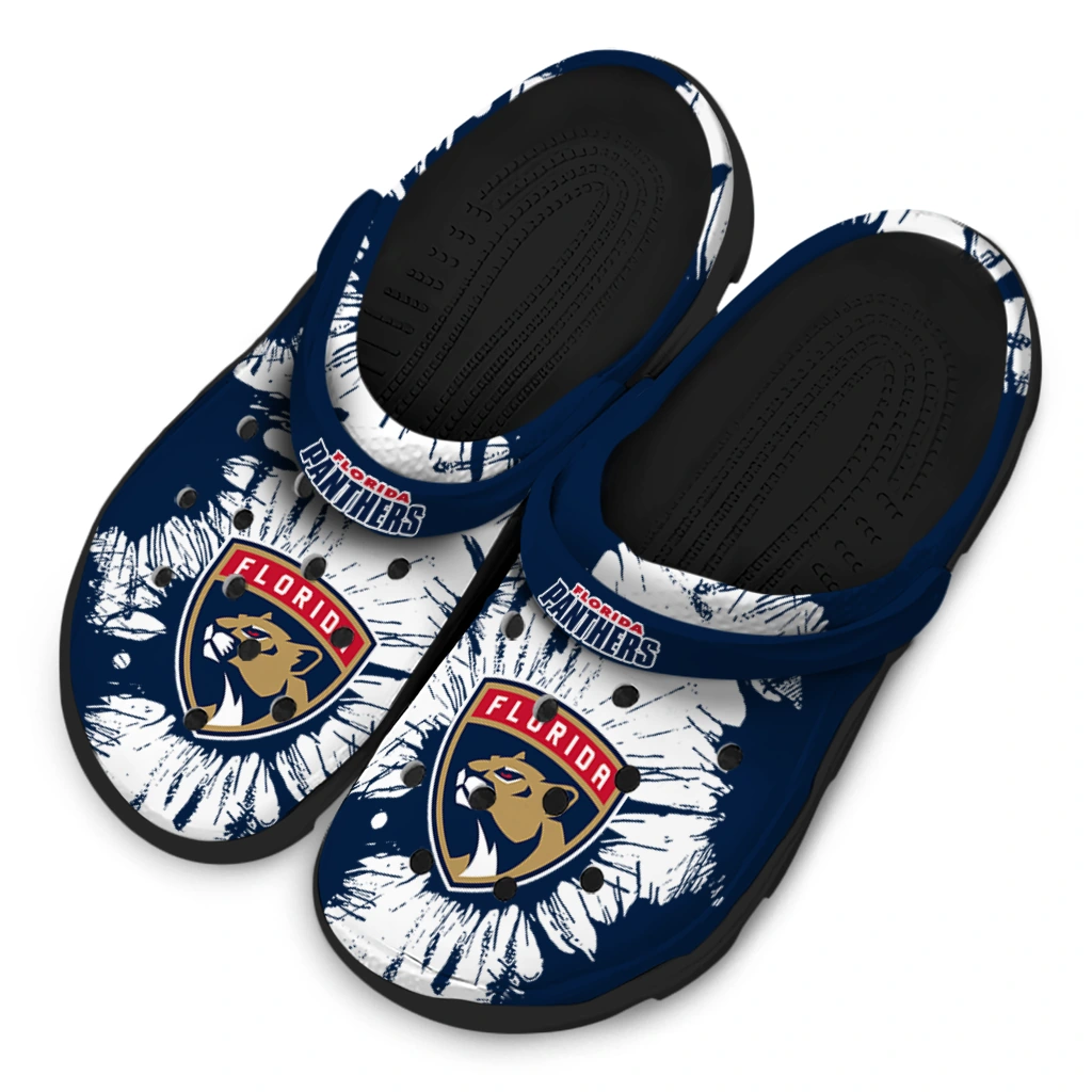 florida-panthers-splatter-graphics-clogs-latest-model
