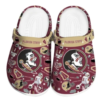 Florida State Seminoles Football Icons Clogs