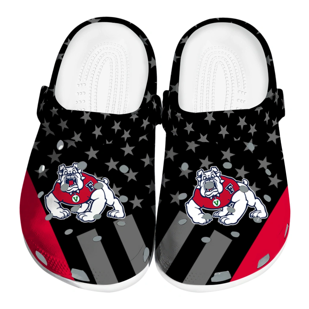 fresno-state-bulldogs-stellar-stripes-theme-clogs-best-selling fresno state bulldogs stellar stripes theme clogs best selling