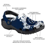 georgetown-hoyas-splatter-graphics-clogs-best-selling