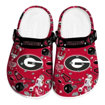 Georgia Bulldogs Football Icons Clogs