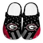 georgia-bulldogs-stellar-stripes-theme-clogs-best-selling