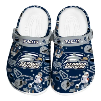Georgia Southern Eagles Football Icons Clogs
