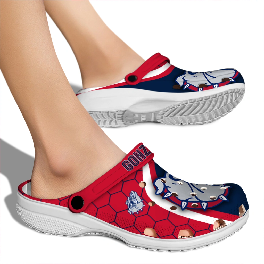 gonzaga-bulldogs-hexagon-grid-clogs-fashion-forward