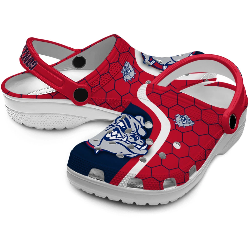 gonzaga-bulldogs-hexagon-grid-clogs-high-quality