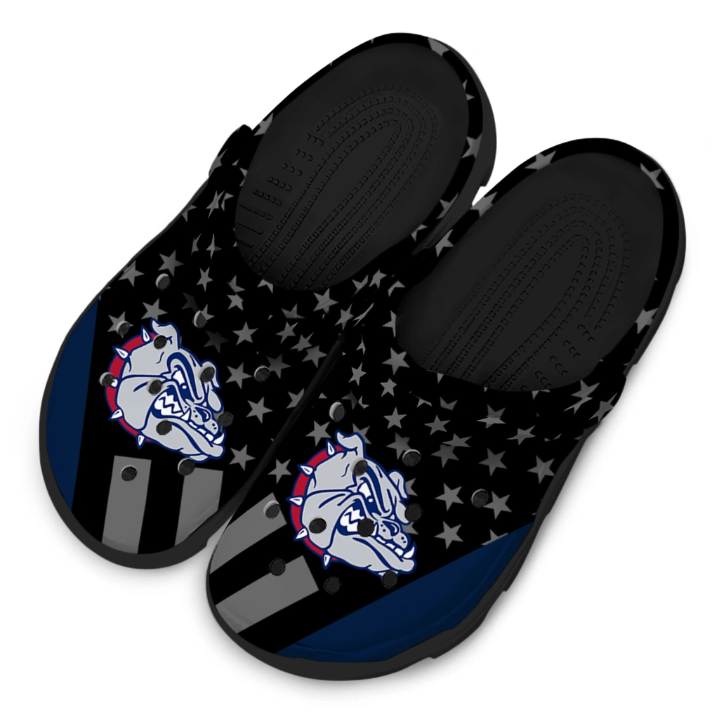gonzaga-bulldogs-stellar-stripes-theme-clogs-latest-model
