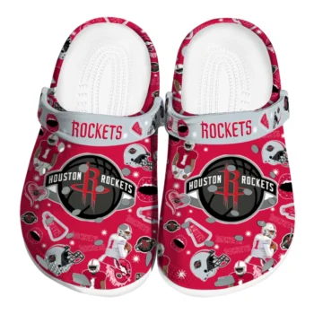 Houston Rockets Football Icons Clogs