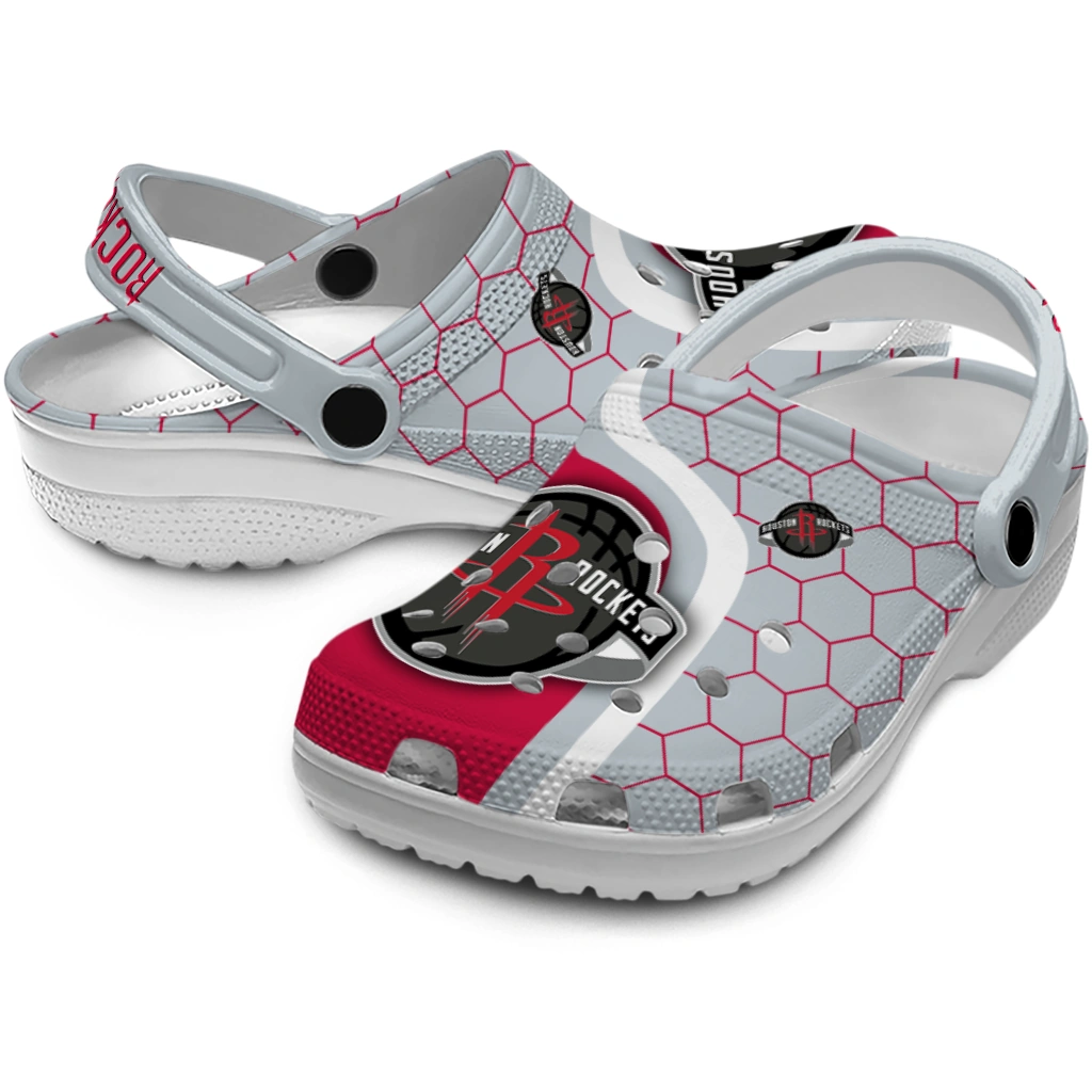 houston-rockets-hexagon-grid-clogs-high-quality