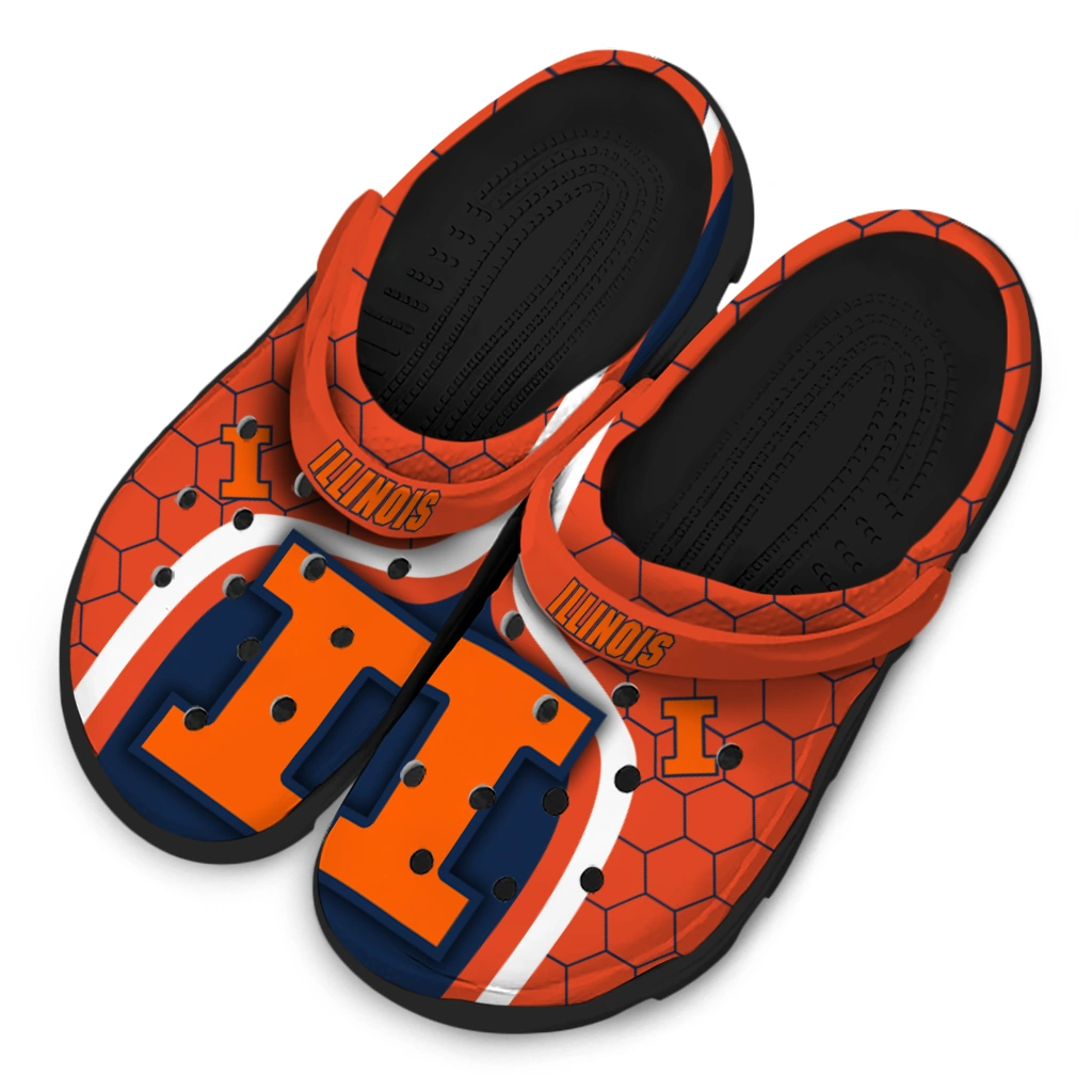 illinois-fighting-illini-hexagon-grid-clogs-latest-model