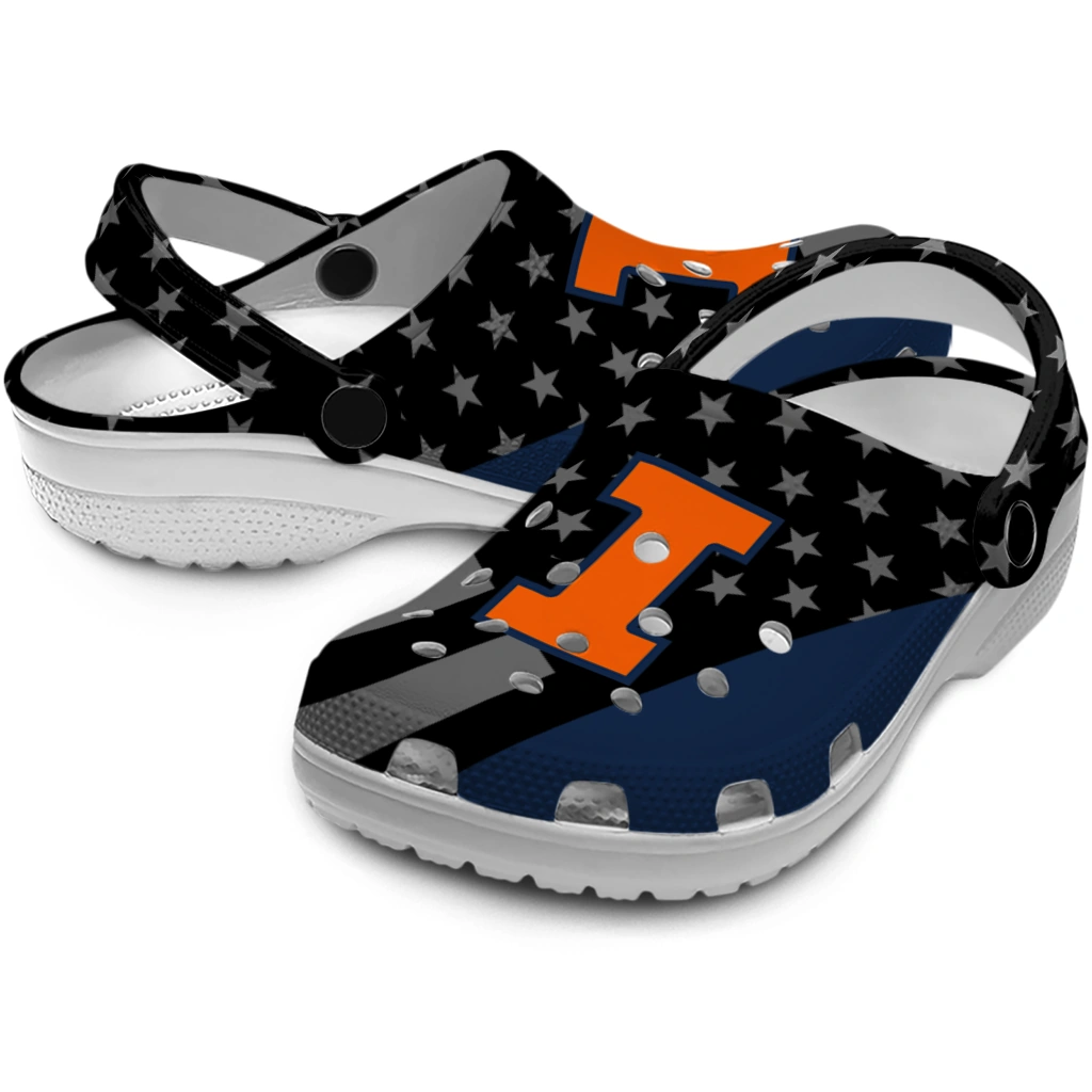 illinois-fighting-illini-stellar-stripes-theme-clogs-high-quality