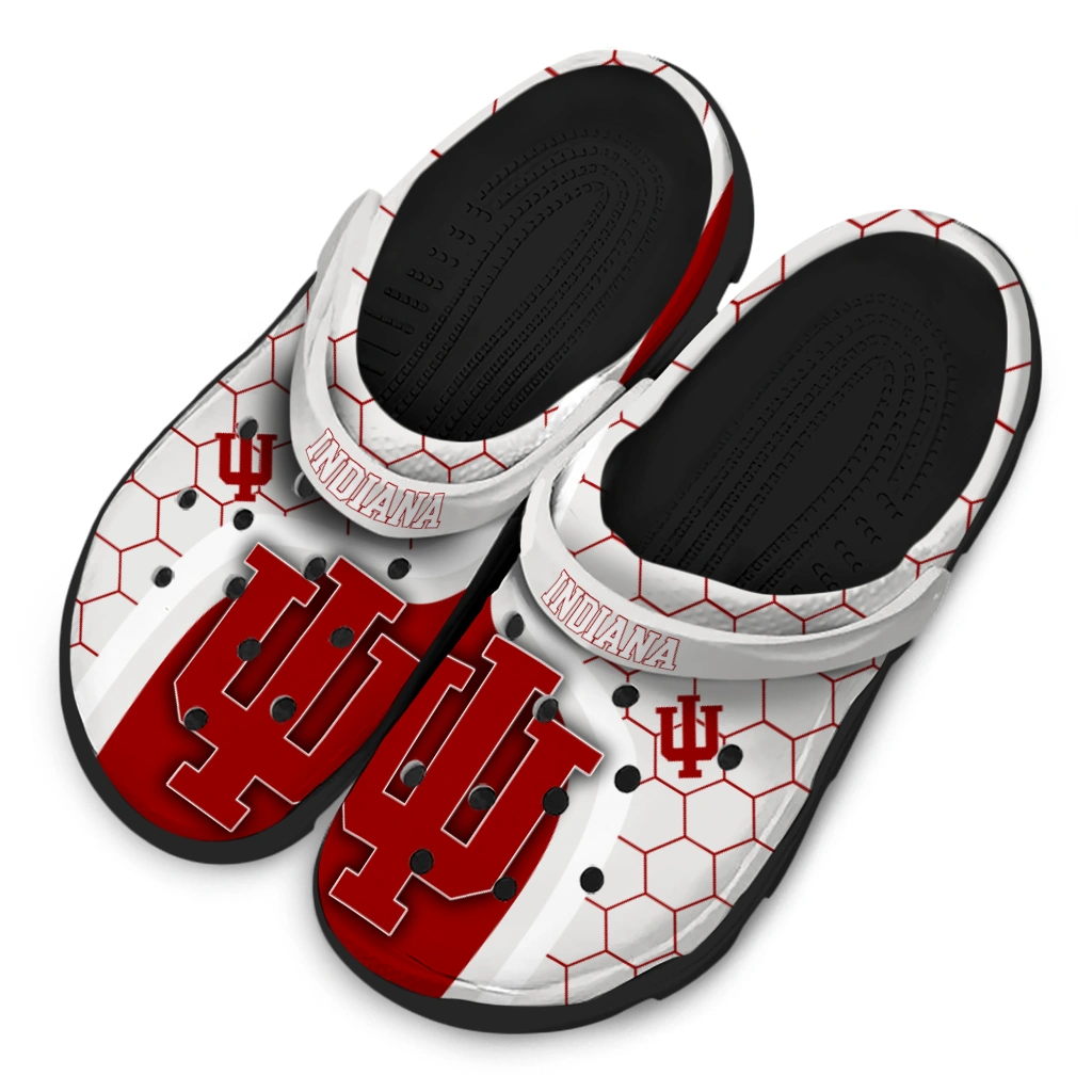 indiana-hoosiers-hexagon-grid-clogs-latest-model