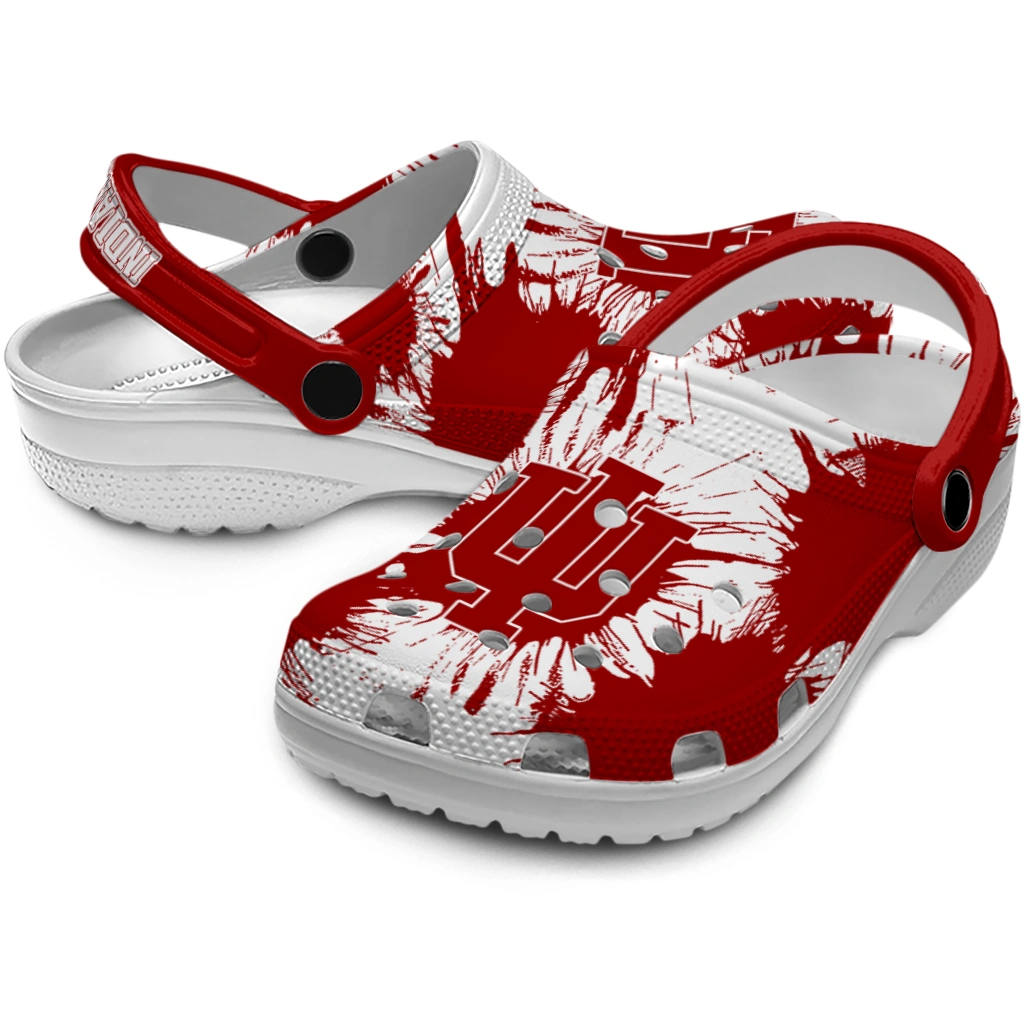 indiana-hoosiers-splatter-graphics-clogs-high-quality