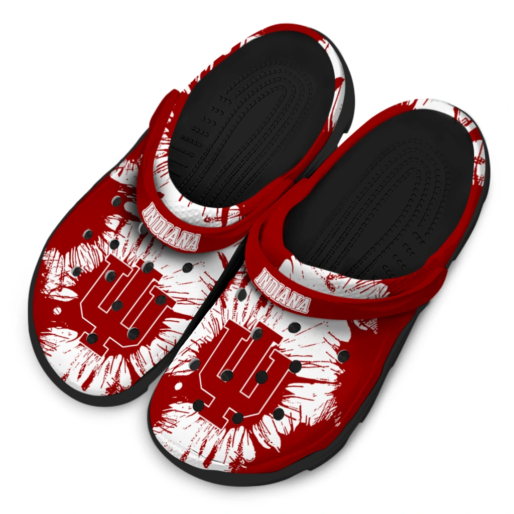 indiana-hoosiers-splatter-graphics-clogs-latest-model