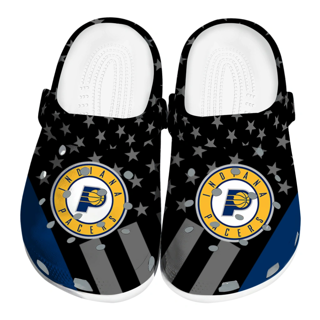 indiana-pacers-stellar-stripes-theme-clogs-best-selling indiana pacers stellar stripes theme clogs best selling