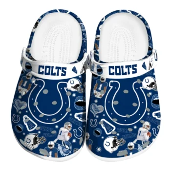 Indianapolis Colts Football Icons Clogs