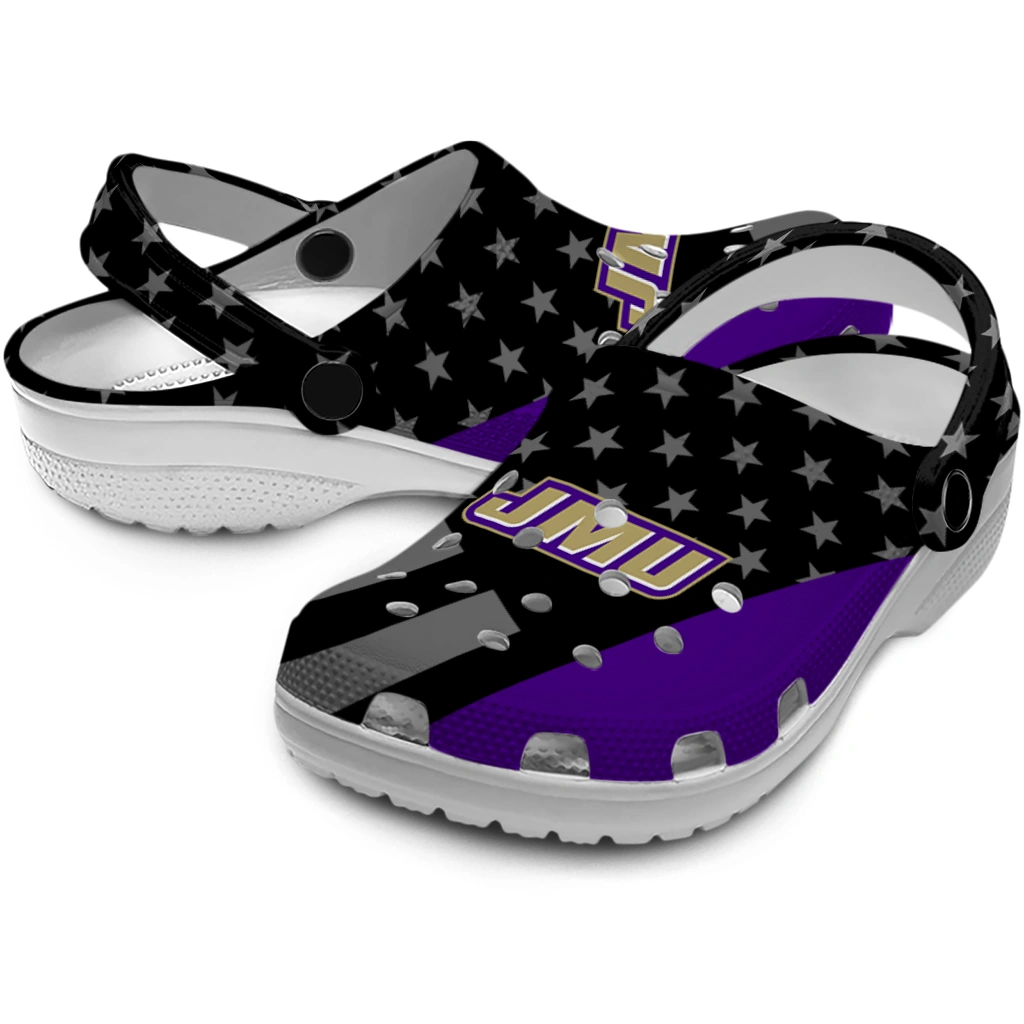 james-madison-dukes-stellar-stripes-theme-clogs-high-quality