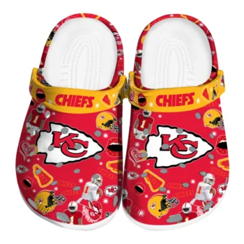 Kansas City Chiefs Football Icons Clogs