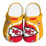 kansas-city-chiefs-hexagon-grid-clogs-best-selling