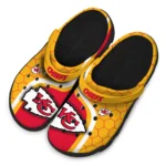 kansas-city-chiefs-hexagon-grid-clogs-best-selling