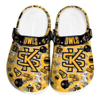 Kennesaw State Owls Football Icons Clogs