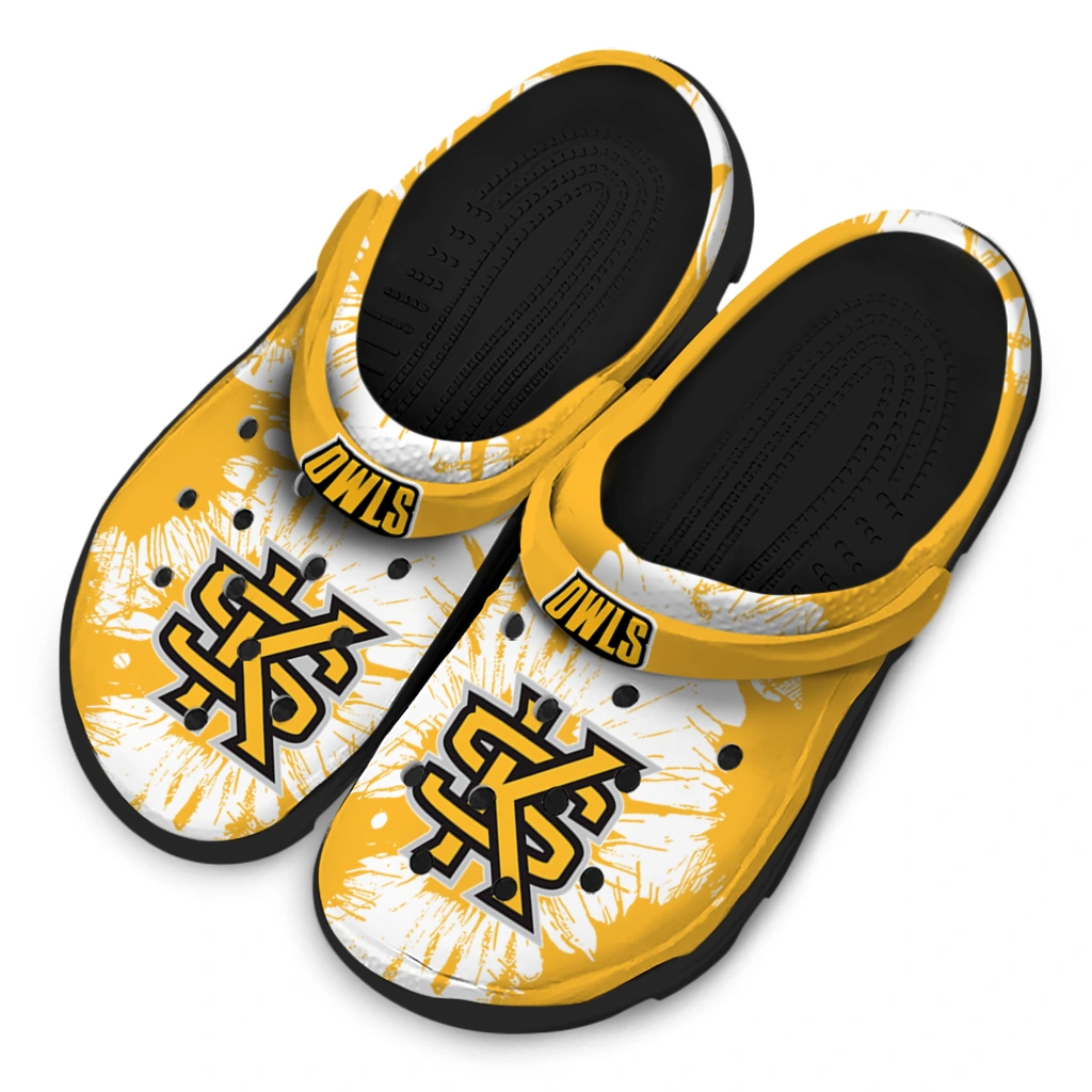 kennesaw-state-owls-splatter-graphics-clogs-latest-model