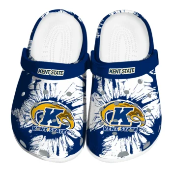 Kent State Golden Flashes Splatter Graphics Clogs