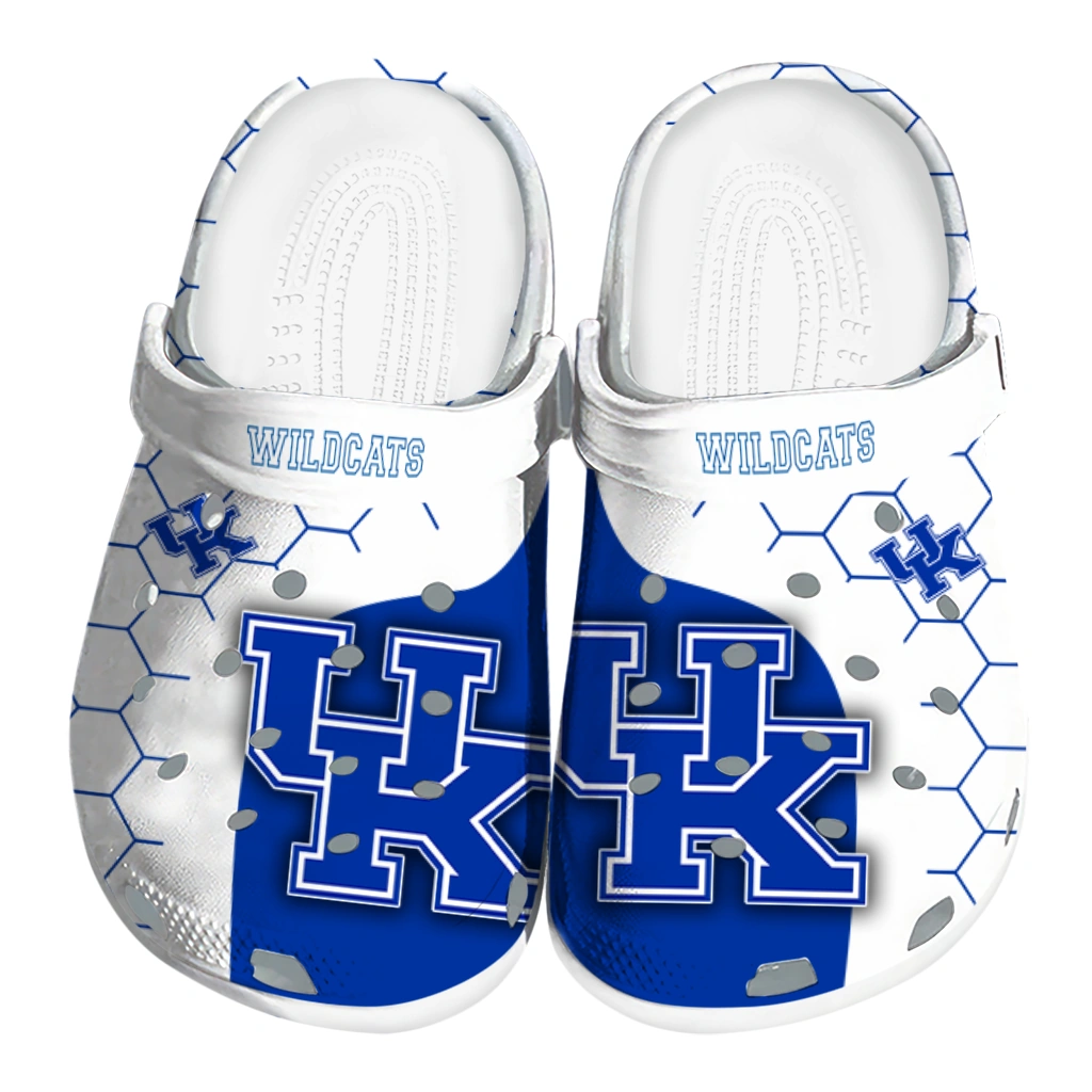 kentucky-wildcats-hexagon-grid-clogs-best-selling kentucky wildcats hexagon grid clogs best selling