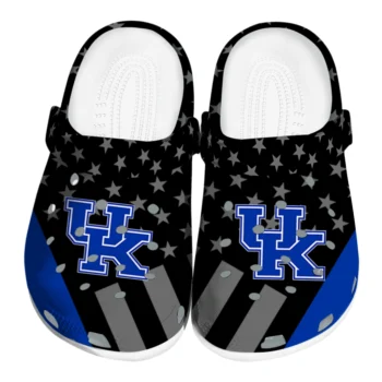 Kentucky Wildcats Stellar Stripes Theme Clogs