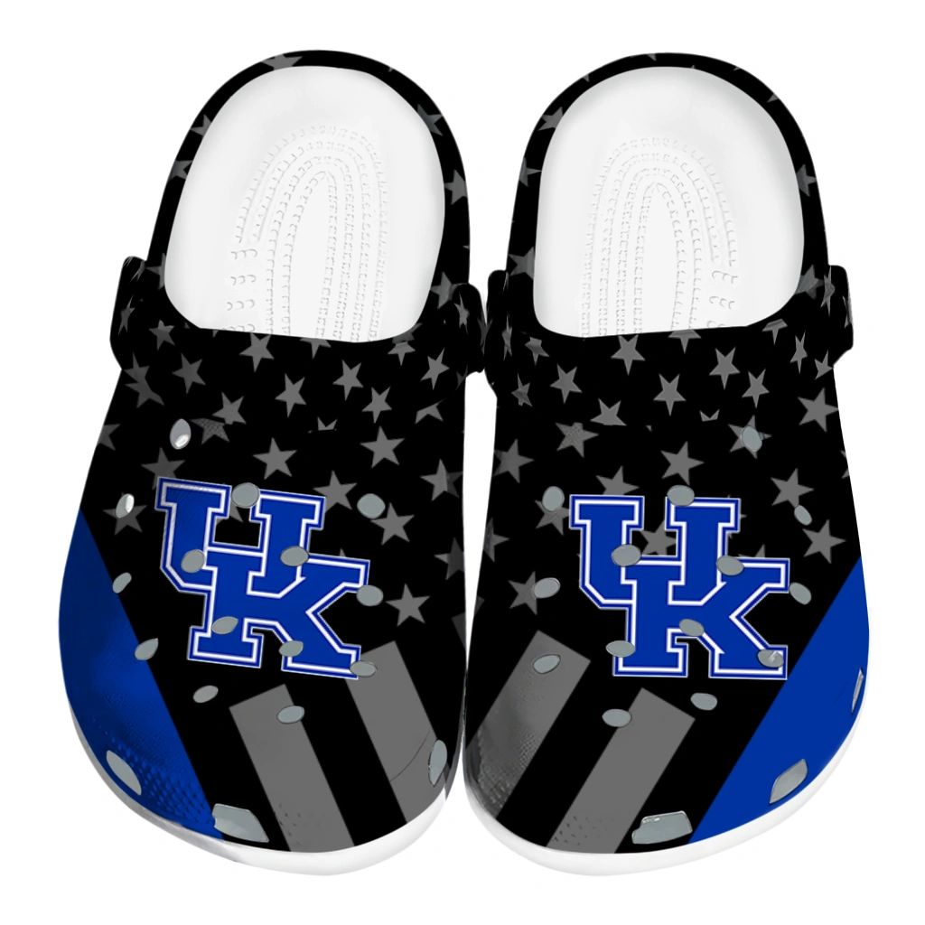 kentucky-wildcats-stellar-stripes-theme-clogs-best-selling kentucky wildcats stellar stripes theme clogs best selling