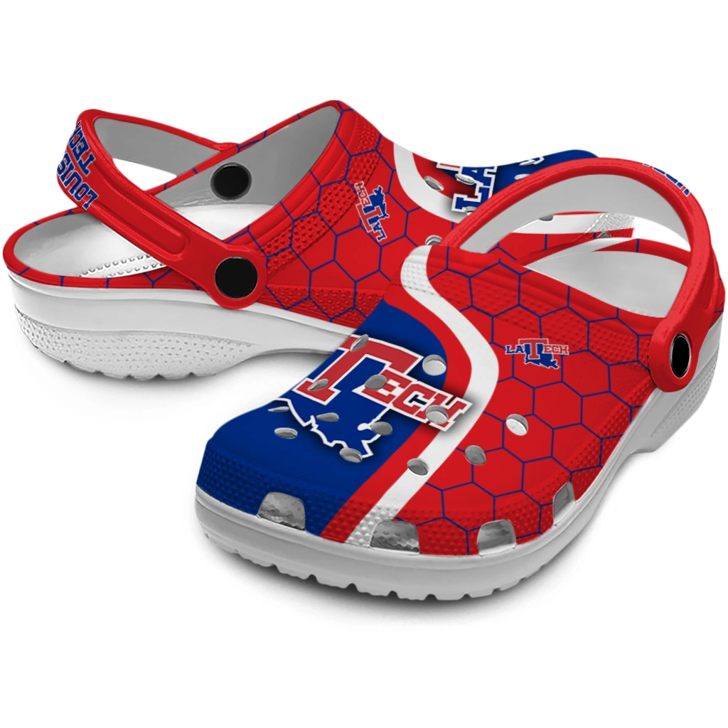 la-tech-hexagon-grid-clogs-high-quality