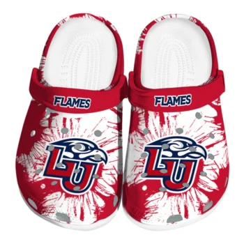 Liberty Flames Splatter Graphics Clogs