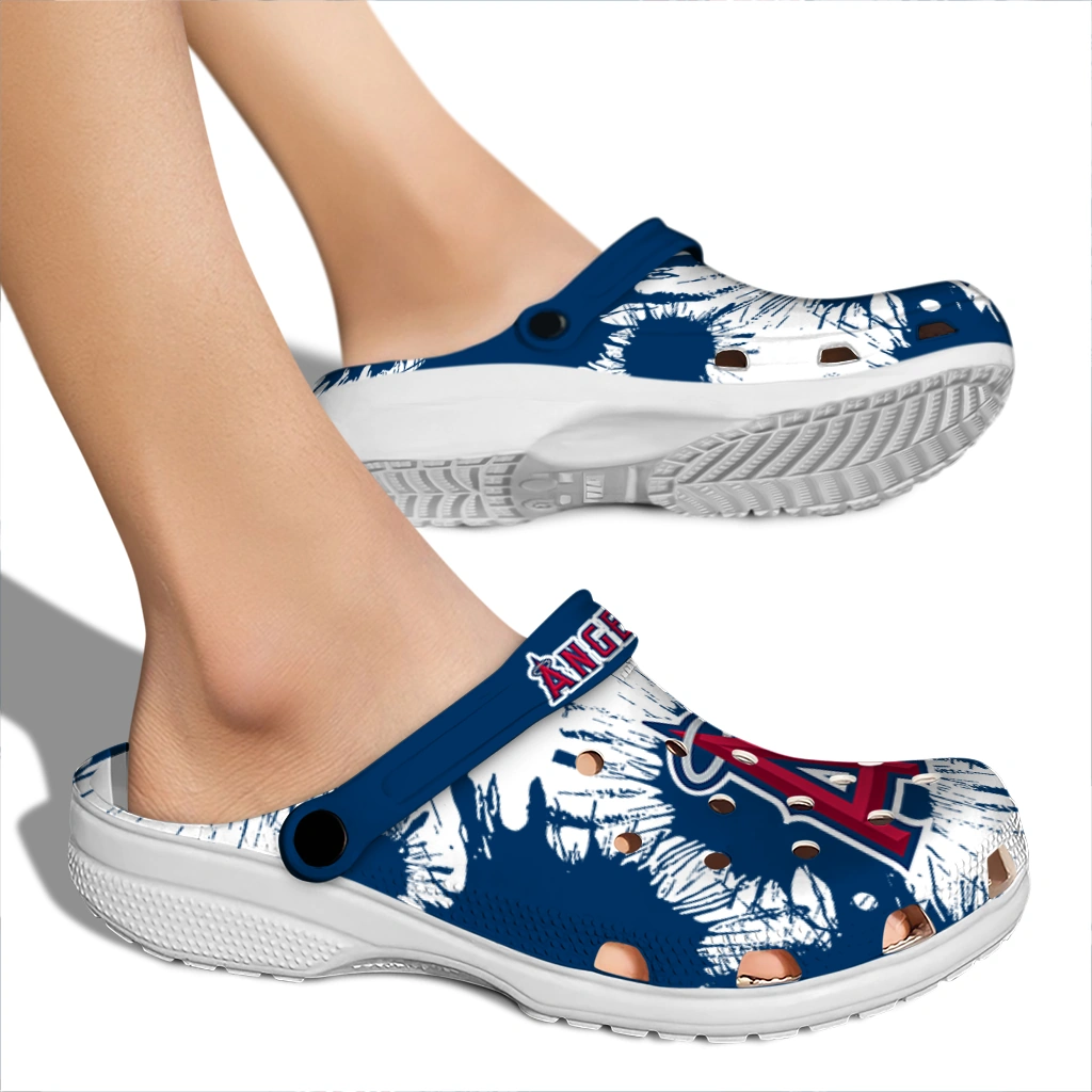 los-angeles-angels-splatter-graphics-clogs-fashion-forward