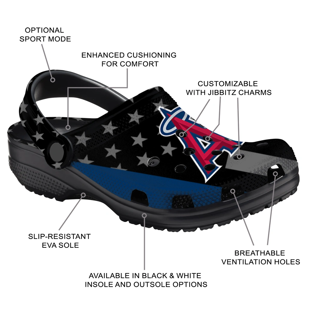 los-angeles-angels-stellar-stripes-theme-clogs-new-arrival