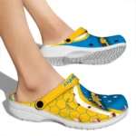 los-angeles-chargers-hexagon-grid-clogs-best-selling