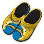 los-angeles-chargers-hexagon-grid-clogs-best-selling