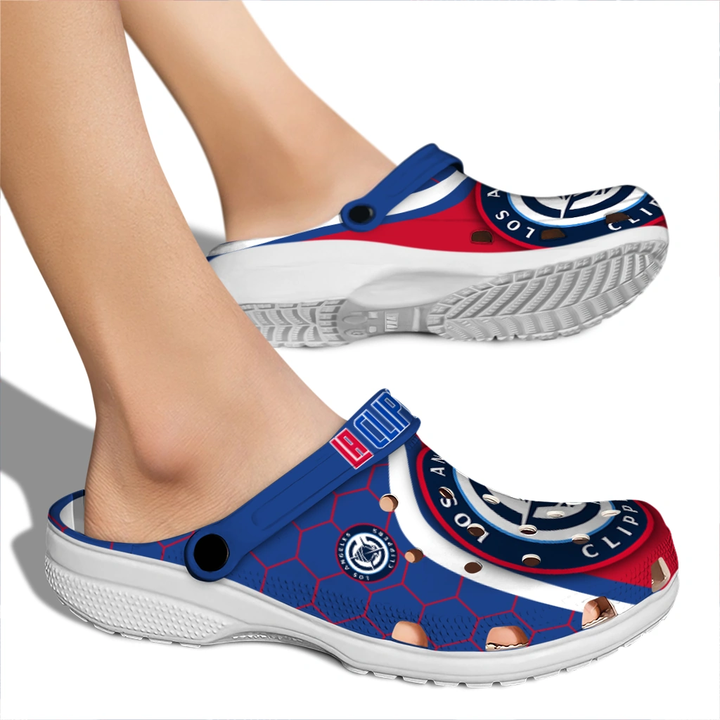 los-angeles-clippers-hexagon-grid-clogs-fashion-forward