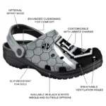 los-angeles-kings-hexagon-grid-clogs-best-selling