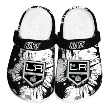 Los Angeles Kings Splatter Graphics Clogs