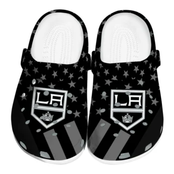 Los Angeles Kings Stellar Stripes Theme Clogs