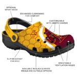 louisiana-monroe-warhawks-hexagon-grid-clogs-best-selling