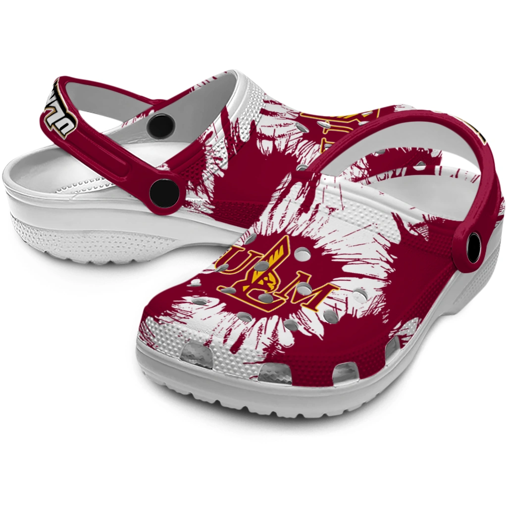 louisiana-monroe-warhawks-splatter-graphics-clogs-high-quality
